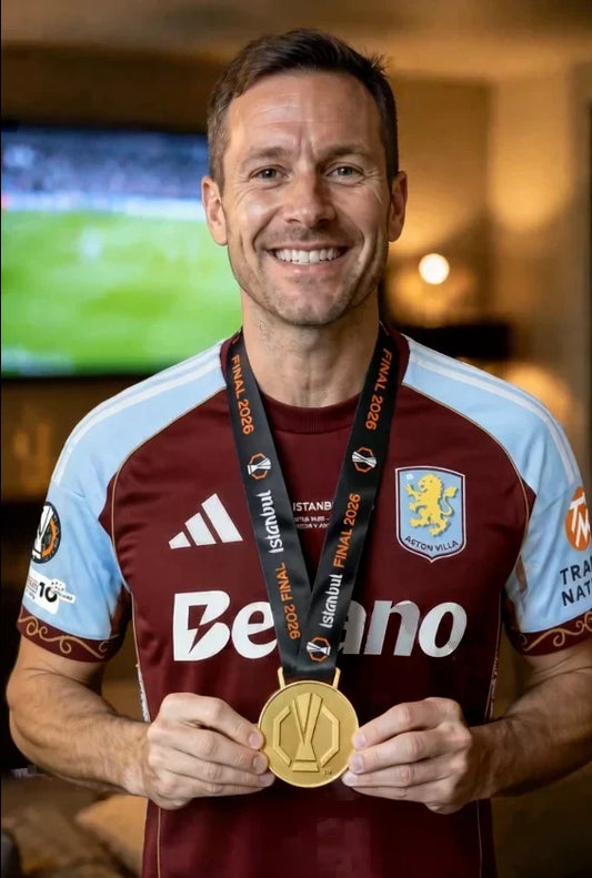 Aston Villa Europa League 2025-26 champions medal souvenir