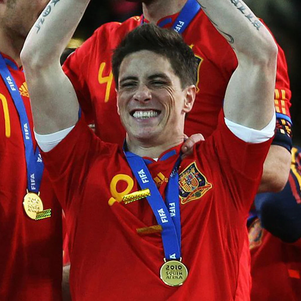 World Cup victory medal displayed after a historic championship win