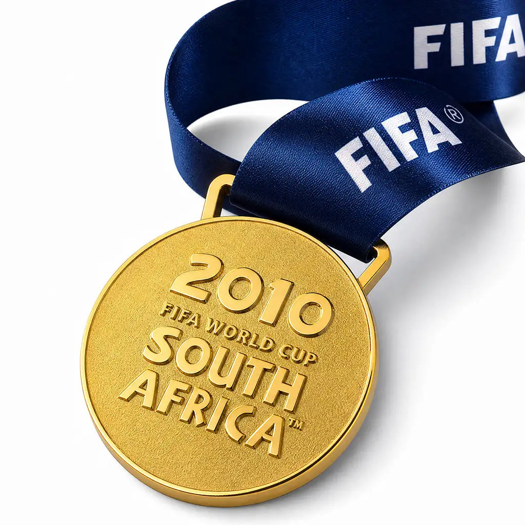 Spain World Cup 2010 champions gold medal replica