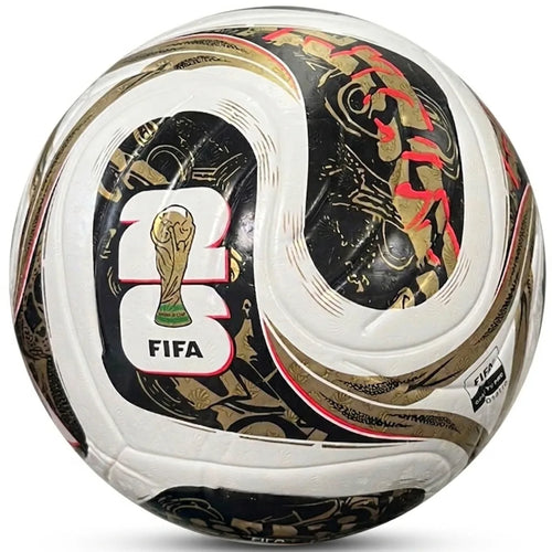 FIFA World Cup Final match between two national football teams in a packed stadium
