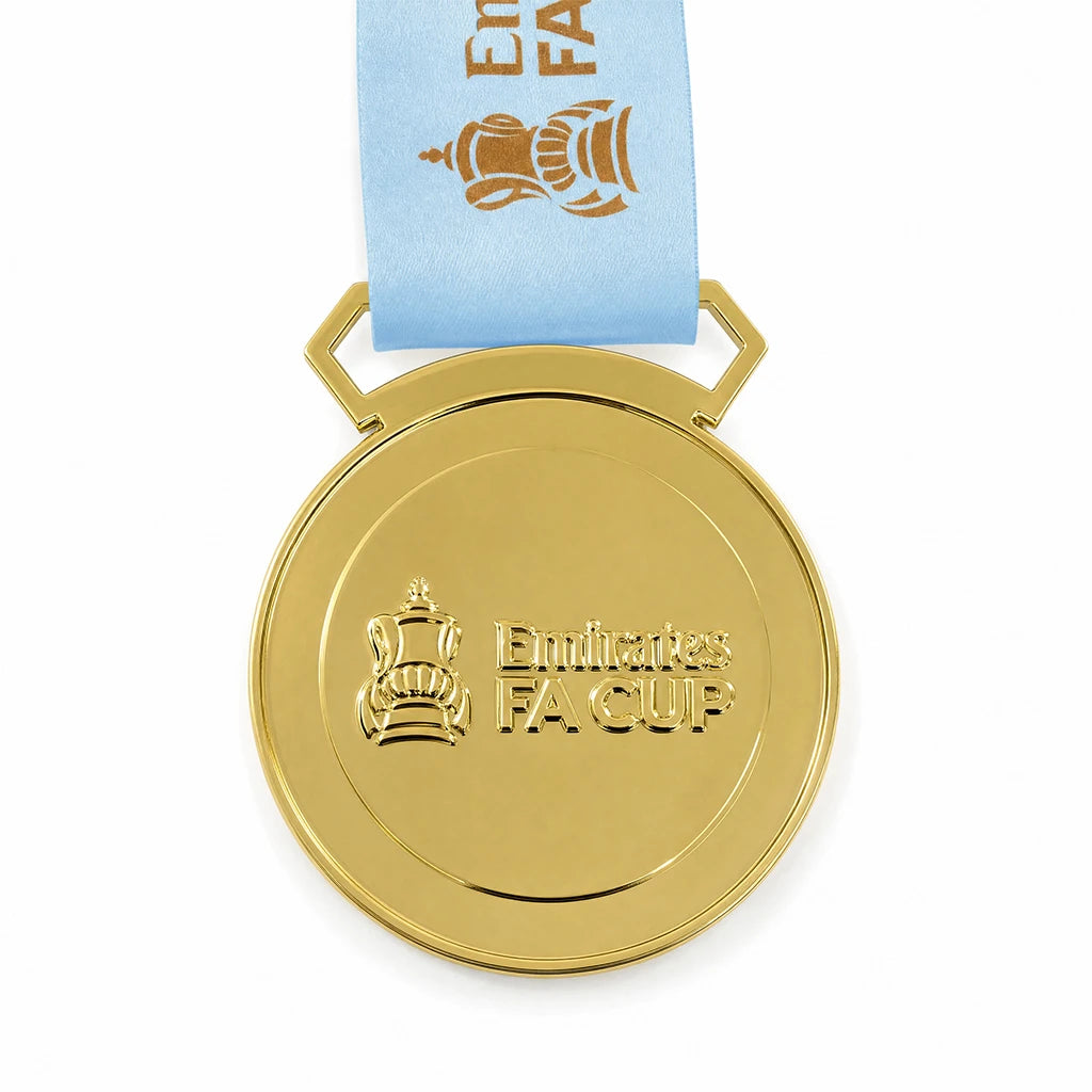 Fans choosing personalized medals with team logos
