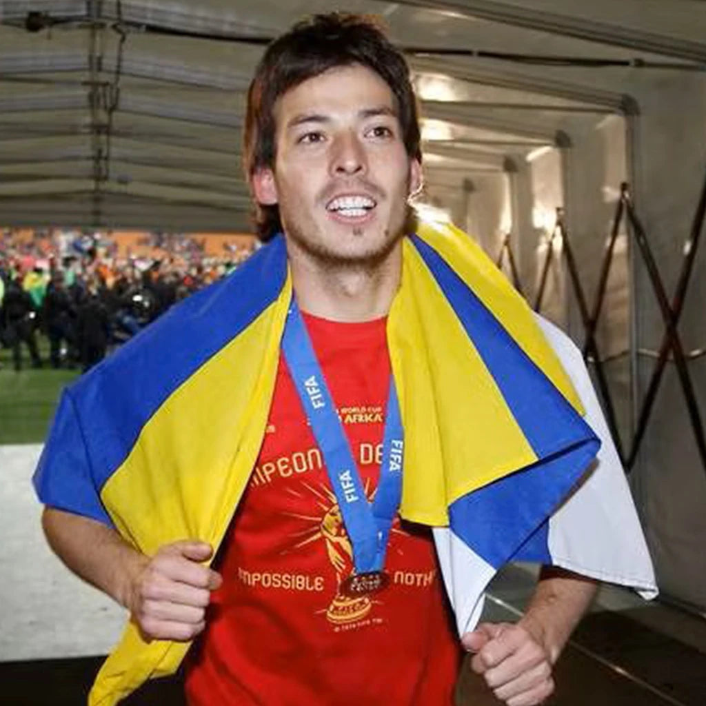 World Cup gold medal representing glory, achievement, and victory