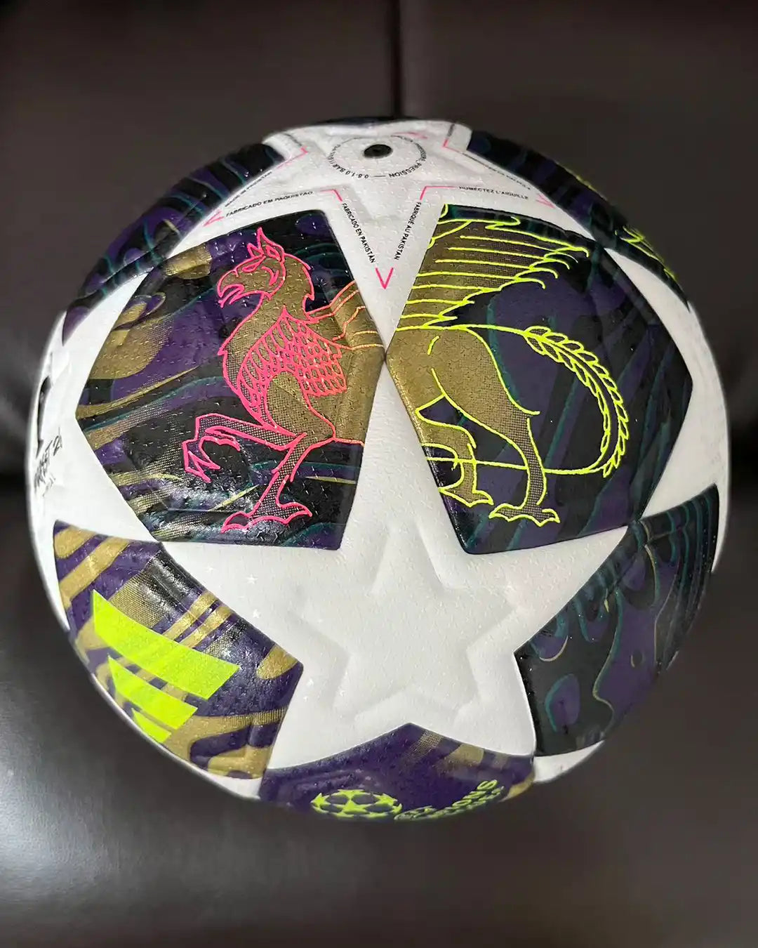 Champions League 2026 Budapest football with vibrant colors