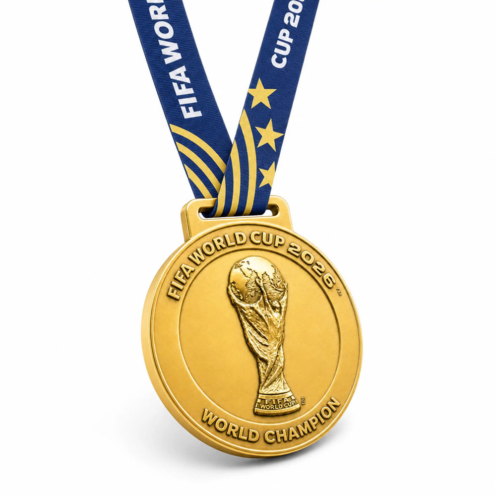 Médaille d'or de la Coupe du Monde 2026 remise aux champions d'Espagne